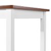 Mesa De Bar Madera Maciza 108x60x91 Cm Vidaxl