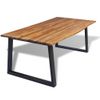 Mesa De Comedor De Madera De Acacia Maciza 200x90 Cm Vidaxl