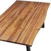 Mesa De Comedor De Madera De Acacia Maciza 200x90 Cm Vidaxl