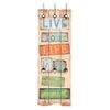 Perchero De Pared Live Life Con 6 Ganchos 120x40 Cm Vidaxl