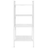 Estantería Escalera 4 Niveles Metal Blanco Vidaxl