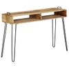 Mesa Consola De Madera Maciza De Mango 115x35x76 Cm Vidaxl