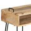 Mesa Consola De Madera Maciza De Mango 115x35x76 Cm Vidaxl