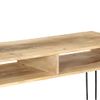 Mesa Consola De Madera Maciza De Mango 115x35x76 Cm Vidaxl