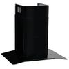 Campana Extractora Pared 60 Cm Acero Inoxidable 756 M³/h Negro Vidaxl