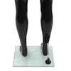 Maniquí De Hombre Completo Base Vidrio Negro Brillante 185 Cm Vidaxl