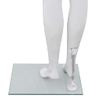 Maniquí De Mujer Completo Base De Vidrio Blanco Brillante 175cm Vidaxl