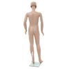 Maniquí De Cuerpo Entero De Niño Con Base Vidrio Beige 140 Cm Vidaxl