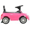 Coche Correpasillos Fiat 500 Rosa Vidaxl