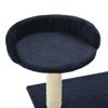 Rascador Para Gatos Poste De Sisal 95 Cm Azul Oscuro Vidaxl