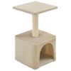 Rascador Para Gatos Con Poste De Sisal 55 Cm Beige Vidaxl