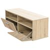 Mueble De Tv 2 Piezas Madera De Ingeniería Roble 95x35x36 Cm Vidaxl