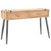 Mesa Consola De Madera De Abeto Maciza 115x40,5x76 Cm Vidaxl