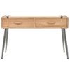 Mesa Consola De Madera De Abeto Maciza 115x40,5x76 Cm Vidaxl