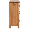 Mueble Del Cuarto De Baño Madera Maciza De Pino 59x32x80 Cm Vidaxl