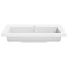 Lavabo De Granito Blanco 600x450x120 Mm Vidaxl