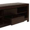 Mueble Para Tv Madera Maciza Acacia Marrón Oscuro 120x30x40 Cm Vidaxl