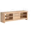 Mueble Para Tv Madera Maciza Acacia Marrón Claro 120x30x40 Cm Vidaxl