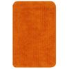 Conjunto De Alfombrillas De Baño De Tela 2 Piezas Naranja Vidaxl