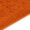 Conjunto De Alfombrillas De Baño De Tela 2 Piezas Naranja Vidaxl