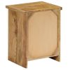 Mesita De Noche De Madera Maciza De Mango 40x30x50 Cm Vidaxl