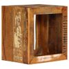 Taburete De Madera Maciza Reciclada 40x30x40 Cm Vidaxl