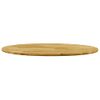 Superficie De Mesa Redonda Madera Maciza De Roble 23 Mm 600 Mm Vidaxl