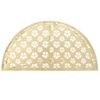 Mesa Auxiliar Vintage Metal Semicircular 72x36x74 Cm Dorado Vidaxl