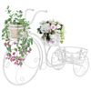 Soporte De Plantas Con Forma De Bicicleta Metal Estilo Vintage Vidaxl