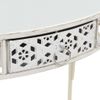 Mesa Auxiliar Estilo Francés Metal 82x39x76 Cm Blanca Vidaxl