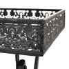 Mesa De Centro Plegable Estilo Vintage Metal 58x35x72 Cm Negro Vidaxl