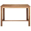 Mesa De Bar De Madera De Acacia Maciza 150x70x105 Cm Vidaxl