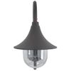 Lámpara De Pared De Jardín Aluminio Color Bronce E27 42 Cm Vidaxl