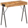 Mesa Consola De Madera Maciza De Mango 80x40x75 Cm Vidaxl