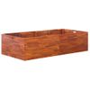 Arriate De Madera De Acacia 200x100x50 Cm Vidaxl