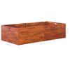 Arriate De Madera De Acacia 200x100x50 Cm Vidaxl