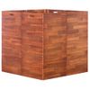 Arriate De Madera De Acacia 100x100x100 Cm Vidaxl