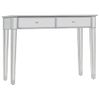 Mesa Consola De Espejo De Mdf Y Vidrio 106,5x38x76,5 Vidaxl