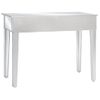 Mesa Consola De Espejo De Mdf Y Vidrio 106,5x38x76,5 Vidaxl