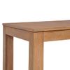 Mesa De Comedor Madera Teca Maciza Acabado Natural 180x90x76 Cm Vidaxl