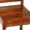 Conjunto De Comedor 7 Piezas Madera Acacia Acabado Sheesham Vidaxl