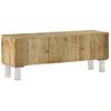 Mueble Para Tv De Madera Maciza De Mango 118x30x45 Cm Vidaxl