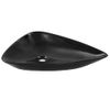 Lavabo De Cerámica Triangular Negro 645x455x115 Mm Vidaxl