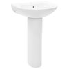 Lavabo De Pie De Cerámica Blanco 520x440x190 Mm Vidaxl