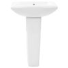 Lavabo De Pie De Cerámica Blanco 580x470x200 Mm Vidaxl