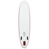 Juego De Tabla De Paddle Surf Hinchable Rojo Y Blanco Vidaxl