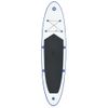 Juego De Tabla De Paddle Surf Hinchable Azul Y Blanco Vidaxl