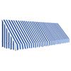 Toldo Para Bar 400x120 Cm Azul Y Blanco Vidaxl