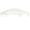 Toldo De Cenador 310 G/m² 4x3 M Blanco Crema Vidaxl