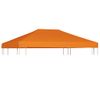 Toldo De Cenador 310 G/m² 4x3 M Naranja Vidaxl